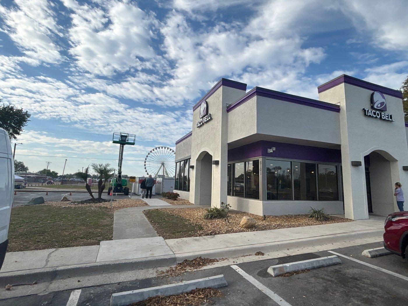 Remodeled commercial exterior