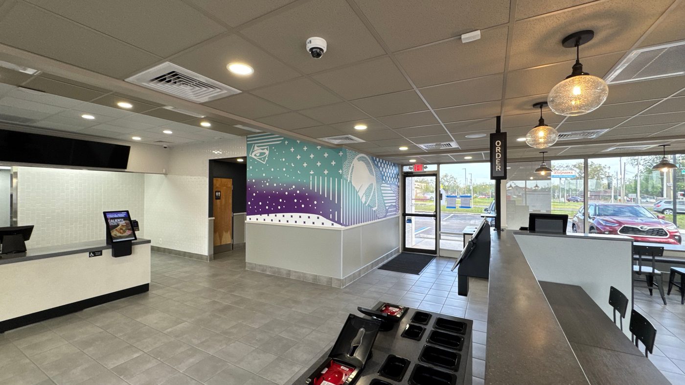 Service area and counter